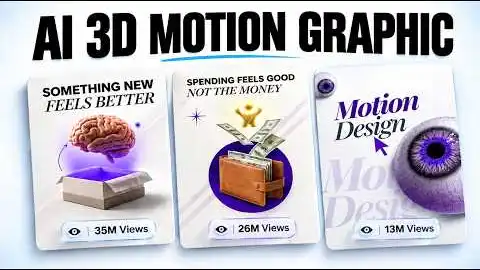 Cara Hasilkan Grafik Gerakan 3D Profesional dengan Aliran Kerja AI Percuma