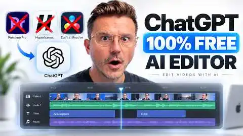 Editor Video ChatGPT Baharu: Suntingan AI Kos Rendah dengan Kesan Motion Graphics