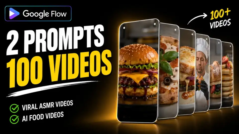 Cara Buat Video Food ASMR Viral Guna Google Flow dengan Dua Prompt Sahaja